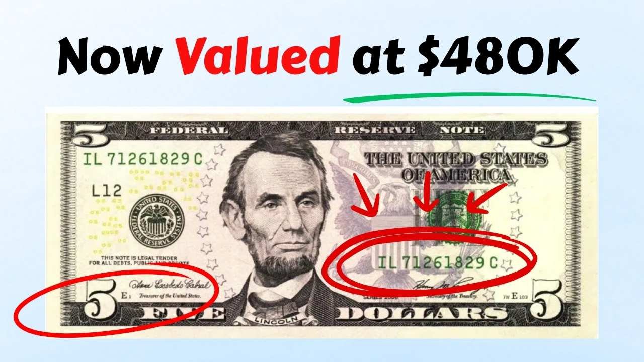 Rare $5 Bill With Printing Error Now Valued at $480K - Are You Holding One?