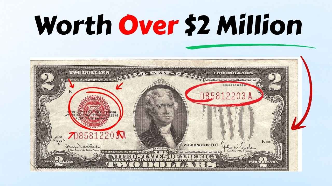 Rare $2 Bill Found at Gas Station Worth Over $2 Million